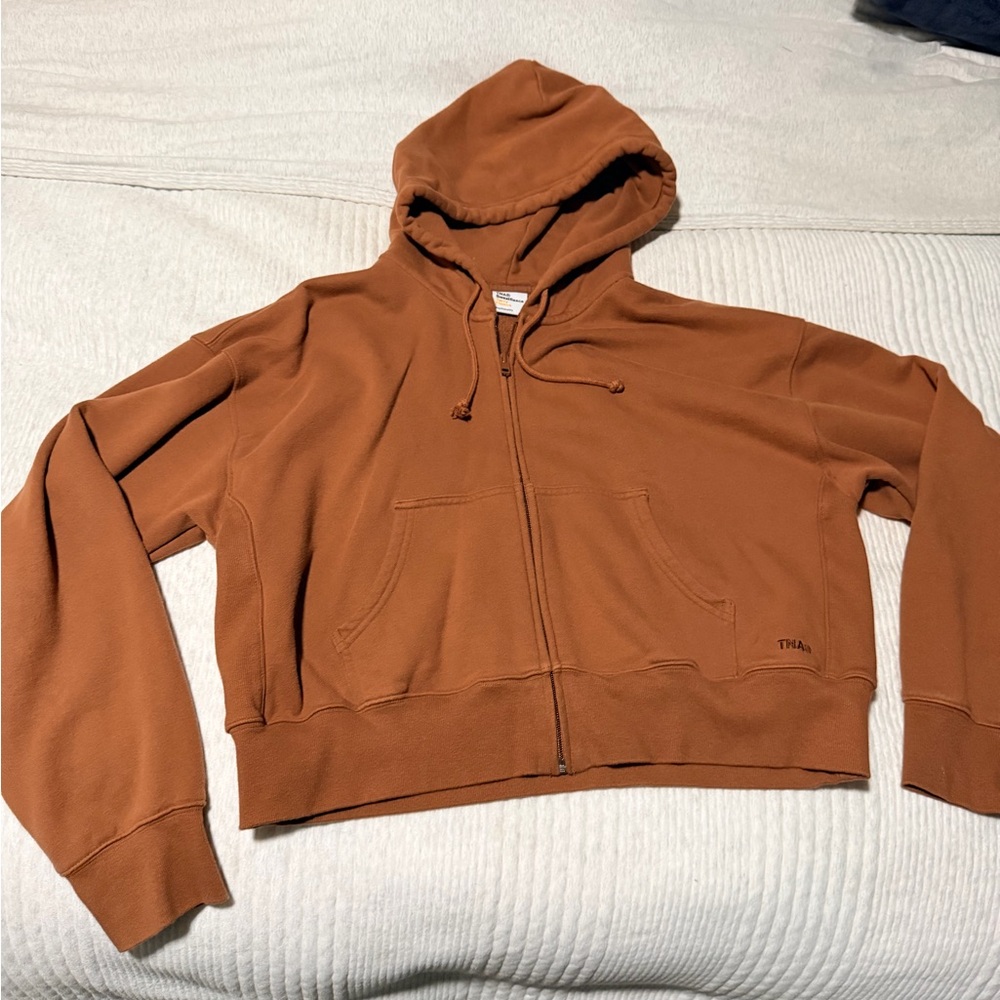 Aritzia TNA Terry fleece zip Hoodie